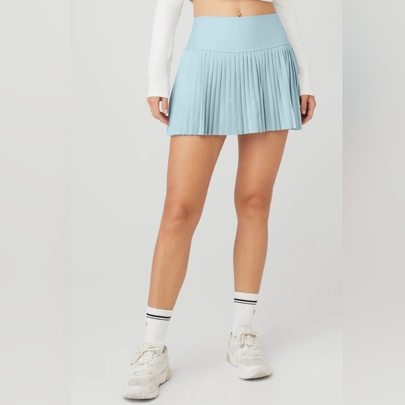 ALO Yoga Dresses & Skirts - Alo Yoga Grand Slam Tennis Skirt in Baby Blue - Size L